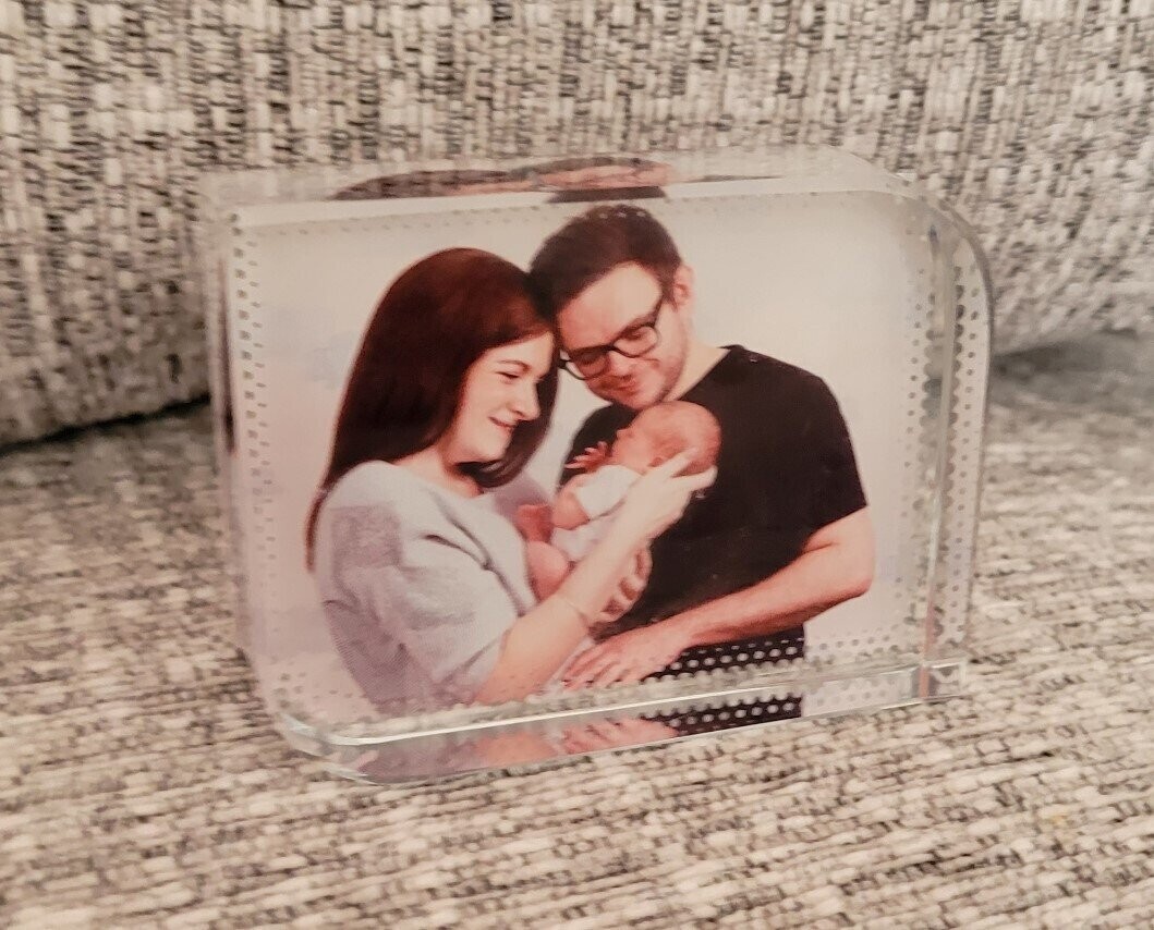 Large Crystal block 13x9 cm