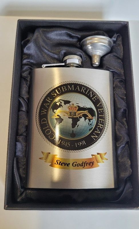 UK Cold War HIP FLASK
