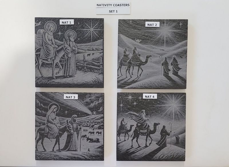 SET1 Nativity Coasters