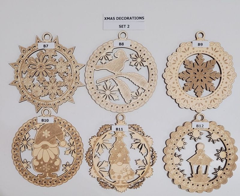 SET 2  Xmas Tree Decorations