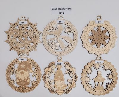 SET 2 Tree Decorations