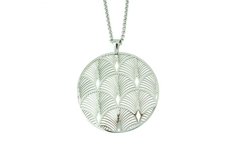 Edelstaal hanger met ketting ALICIA