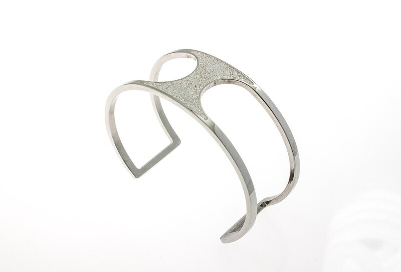 Edelstaal vaste armband ANNA
