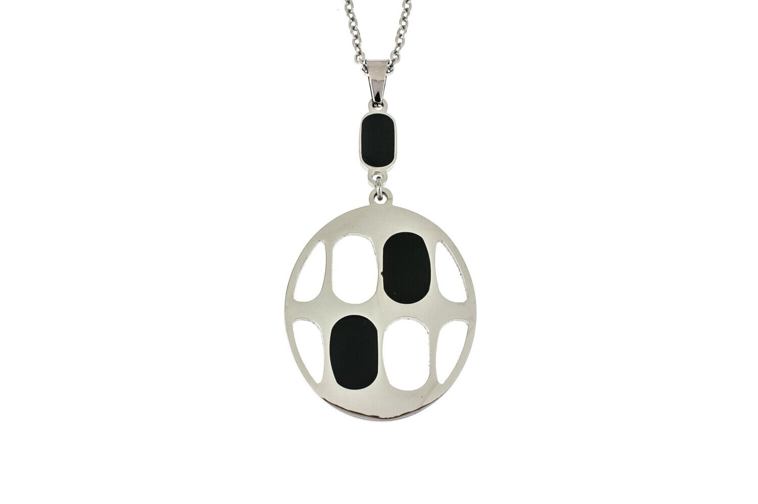 Edelstaal hanger met ketting SAMANTHA