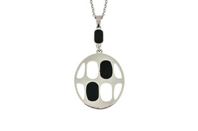Edelstaal hanger met ketting SAMANTHA