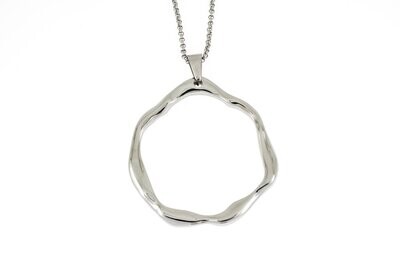 Edelstaal hanger met lange ketting NAOMI