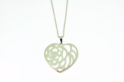 Edelstaal hanger met ketting model LARA