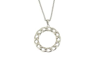 Edelstaal hanger met ketting model AVA Edelstaal hanger met ketting model AVA