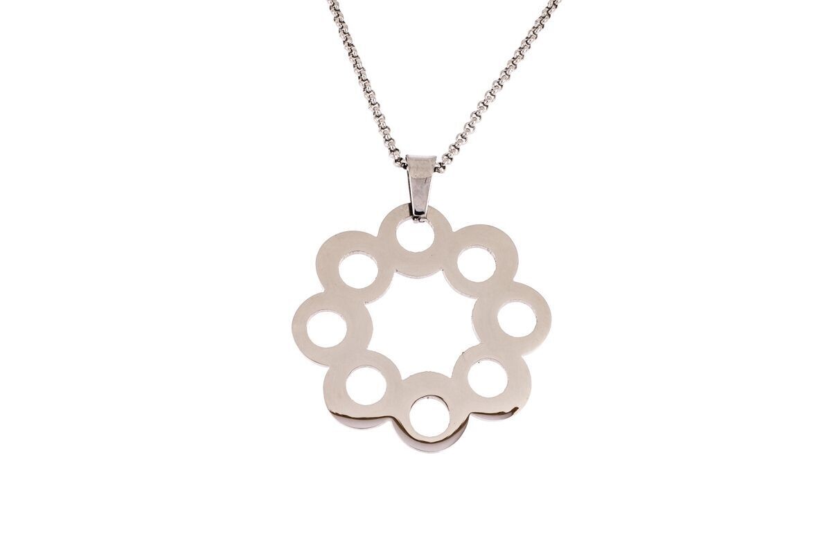 Edelstaal hanger met ketting DEBORAH