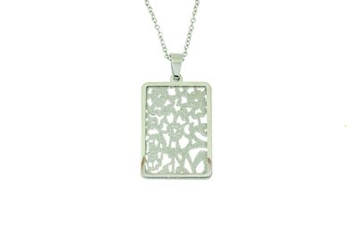 Edelstaal RVS hanger met ketting model JOSY Edelstaal RVS hanger met ketting model JOSY