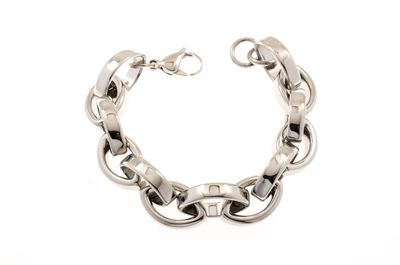 Edelstaal RVS armband - dik model - ISABEL