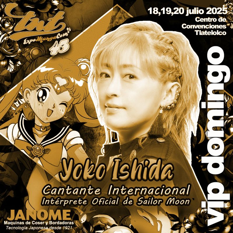 Yoko Ishida  VIP (SailorMoon Especial) firma domingo 20 de julio, 2025
