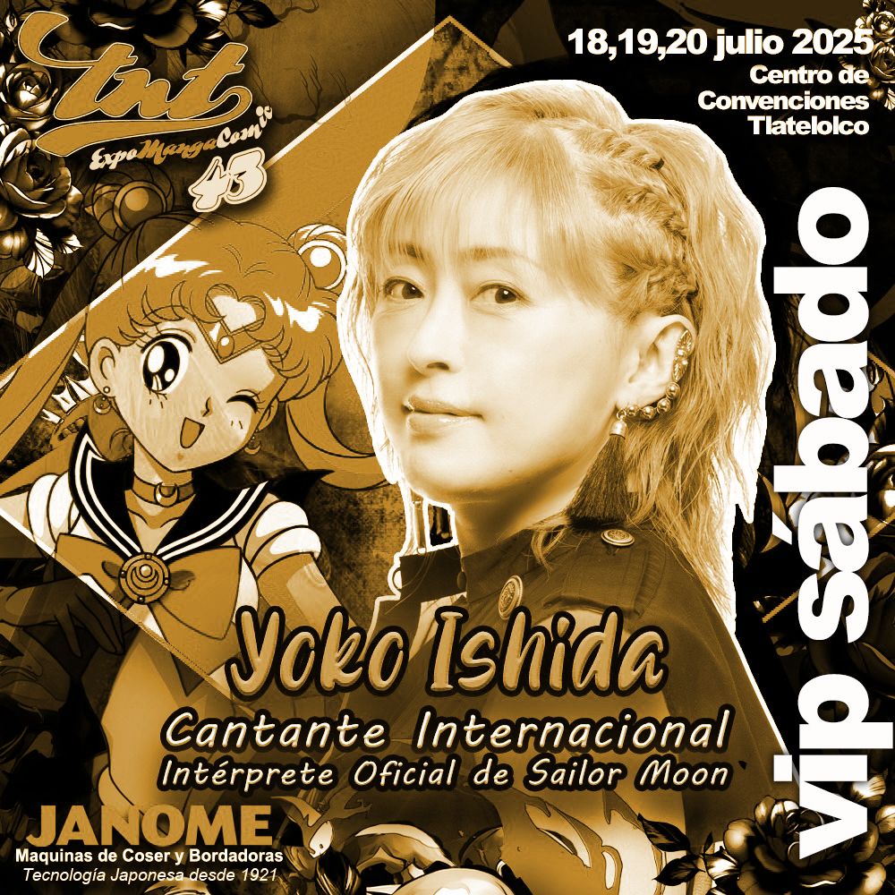 Yoko Ishida  VIP (SailorMoon Especial) firma sábado 19 de julio, 2025