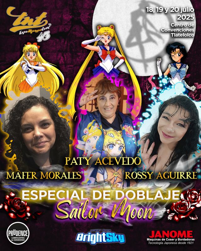 Doblaje SailorMoon en tnt43, firma sábado 19 de julio