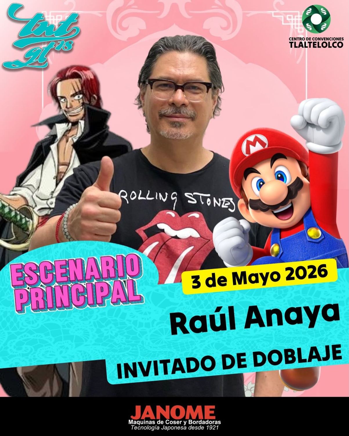 Raúl Anaya, firma domingo
