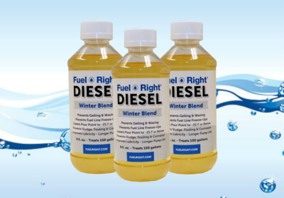 Fuel Right Diesel Winter Blend 8 Ounce - 3 Bottles