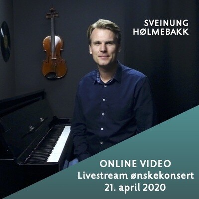 Online video: Livestream ønskekonsert 21. april 2020 Online video: Livestream ønskekonsert 21. april 2020