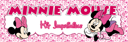 Kit imprimible de Minnie MOuse