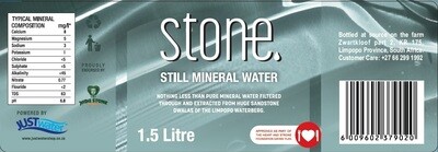 Label Stone Still Mineral Water 1000ml