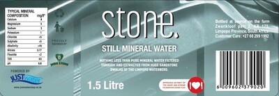 Label Stone Still Mineral Water 1500ml