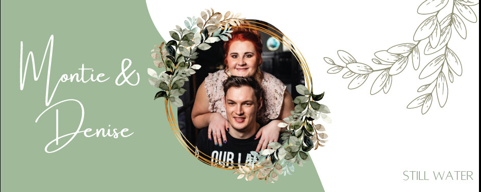 Label personalised wedding Montie Denise Lloyd
