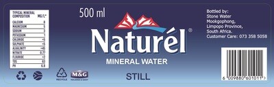 Label Naturél Still Mineral Water 500ml