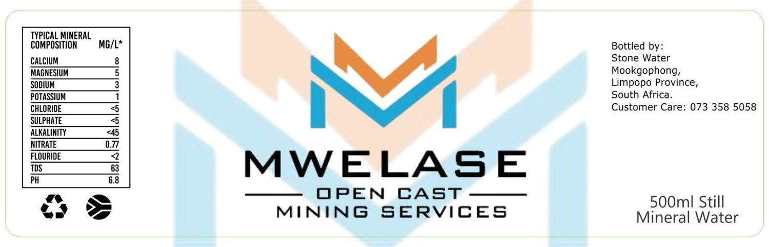 Label MWELASE NMW Still 500ml
