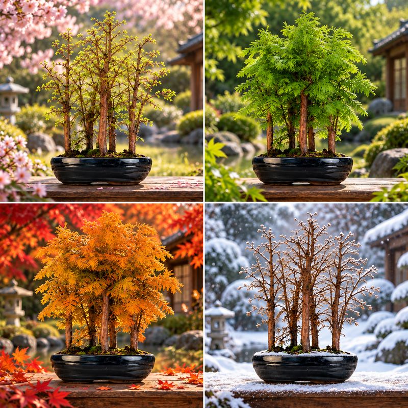 Metasequoia bonsai miškas P18 MM18