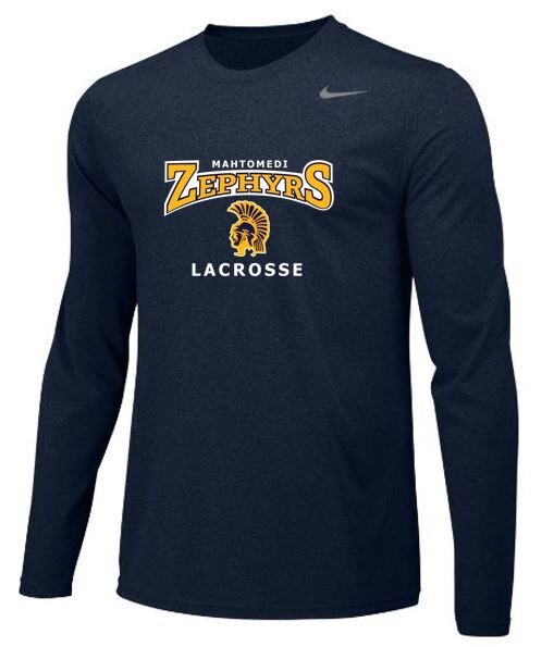 Nike Dri-Fit Long Sleeve Navy - Men