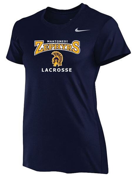 Nike Dri-Fit Short Sleeve Navy - Women