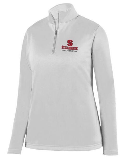 1/4 Zip - Women White