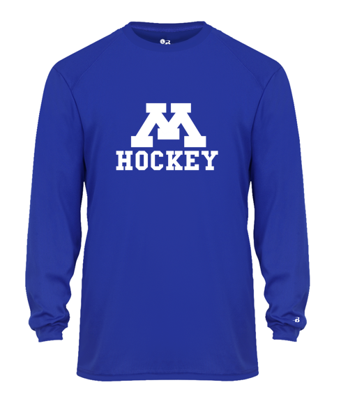 Performance Long Sleeve Tee Royal - Youth & Men