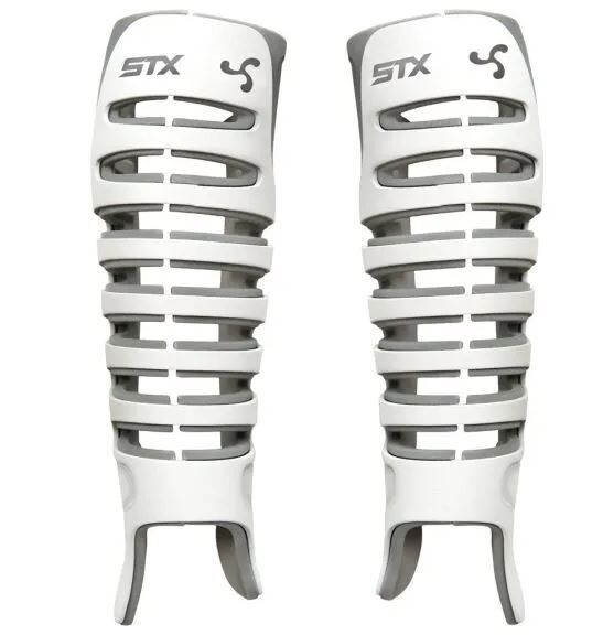 STX Valor Shin Guard White S/11"