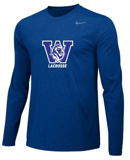 Nike Long Sleeve Men's Fit - Blue