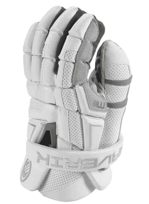 Maverik M6 Goalie Gloves White M