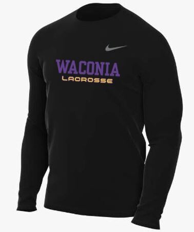 Nike LS Performance Tee - Black