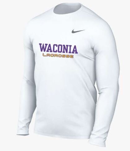 Nike LS Performance Tee - White