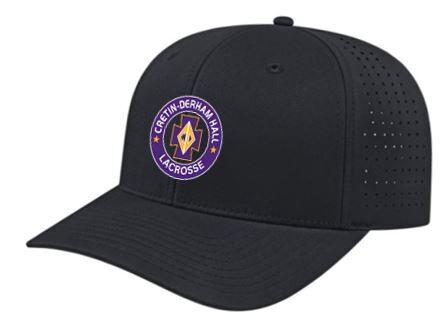 Flex-Fit Perforated Snapback Hat Black