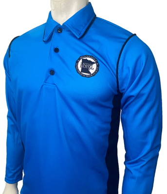 MSHSL Volleyball/Swim Long Sleeve Bright Blue- Men