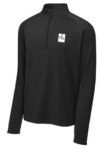 1/4 Zip Men - Black