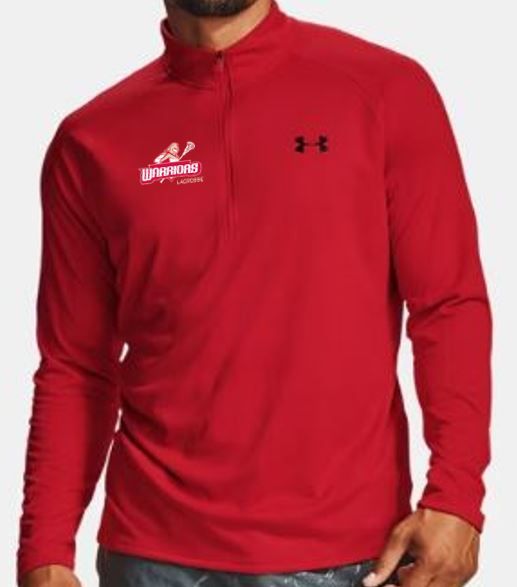 UA Tech 1/2 Zip Men - Red