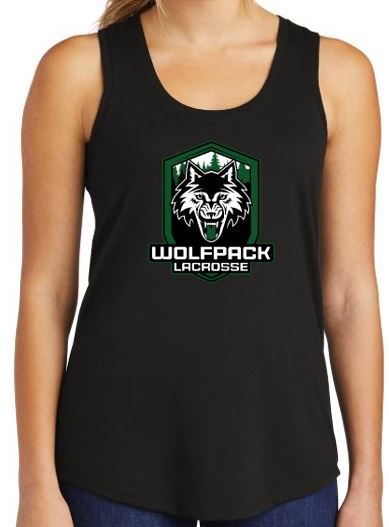 Racer Back Tank Women Black