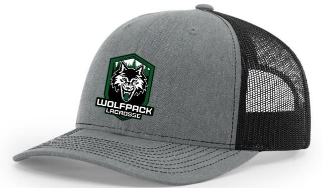 Snapback Mesh Hat - Heather Grey/Black