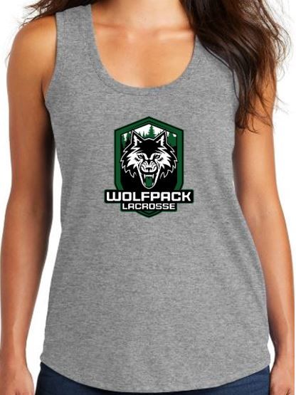 Racer Back Tank Women - Grey Frost