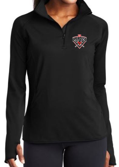 1/4 Zip Women - Black