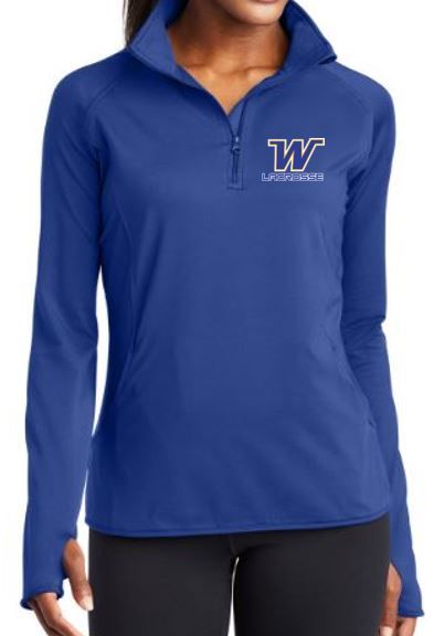 1/4 Zip Women - Royal
