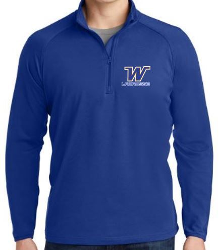 1/4 Zip Men - Royal