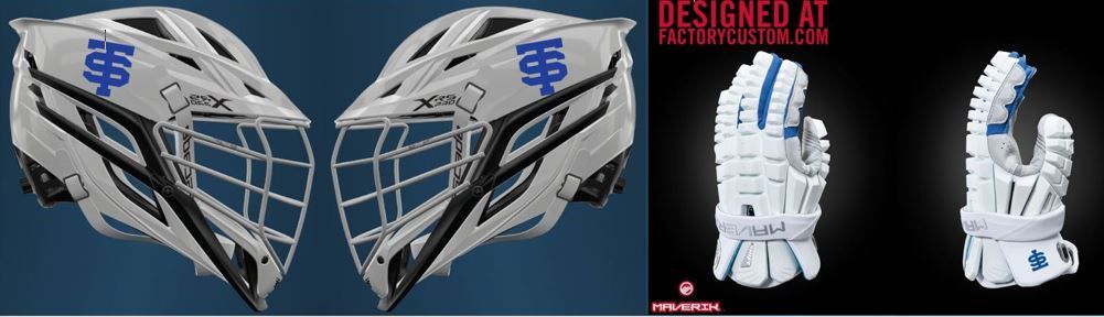 St. Thomas Academy Custom Helmet and Gloves