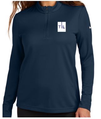 Nike 1/2 Zip Women - Navy