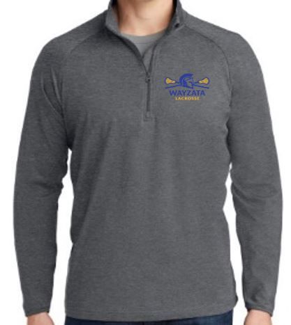 1/4 Zip Men - Charcoal Grey Heather